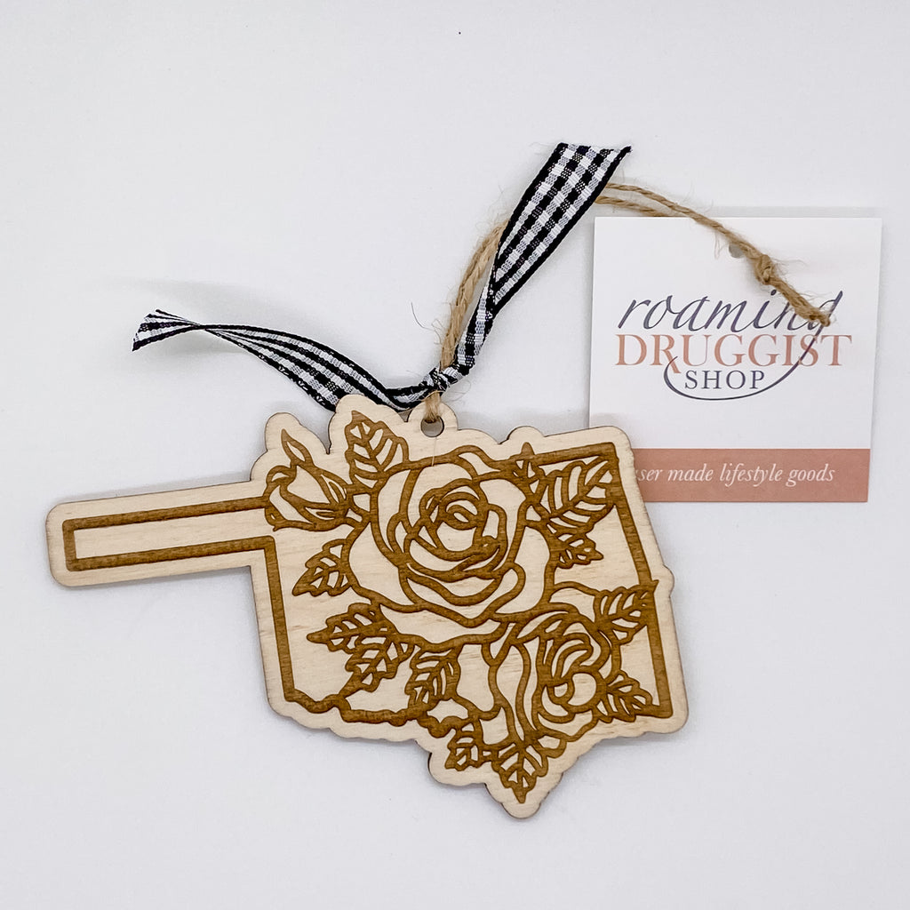 Oklahoma Rose Ornament