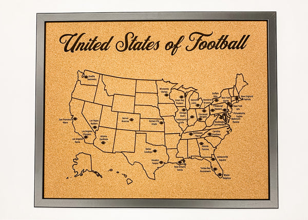 Football Map Bulletin Board