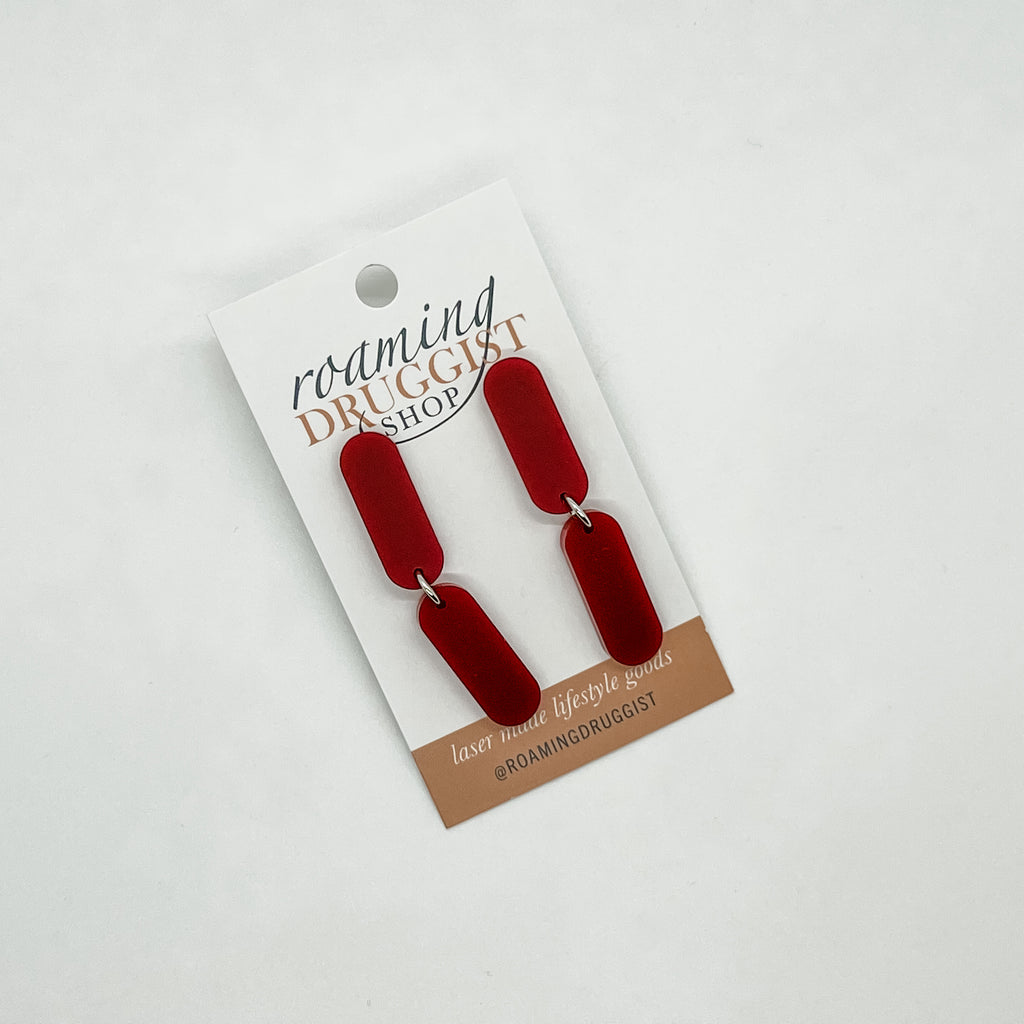 Capsule Hinge Stud Earrings