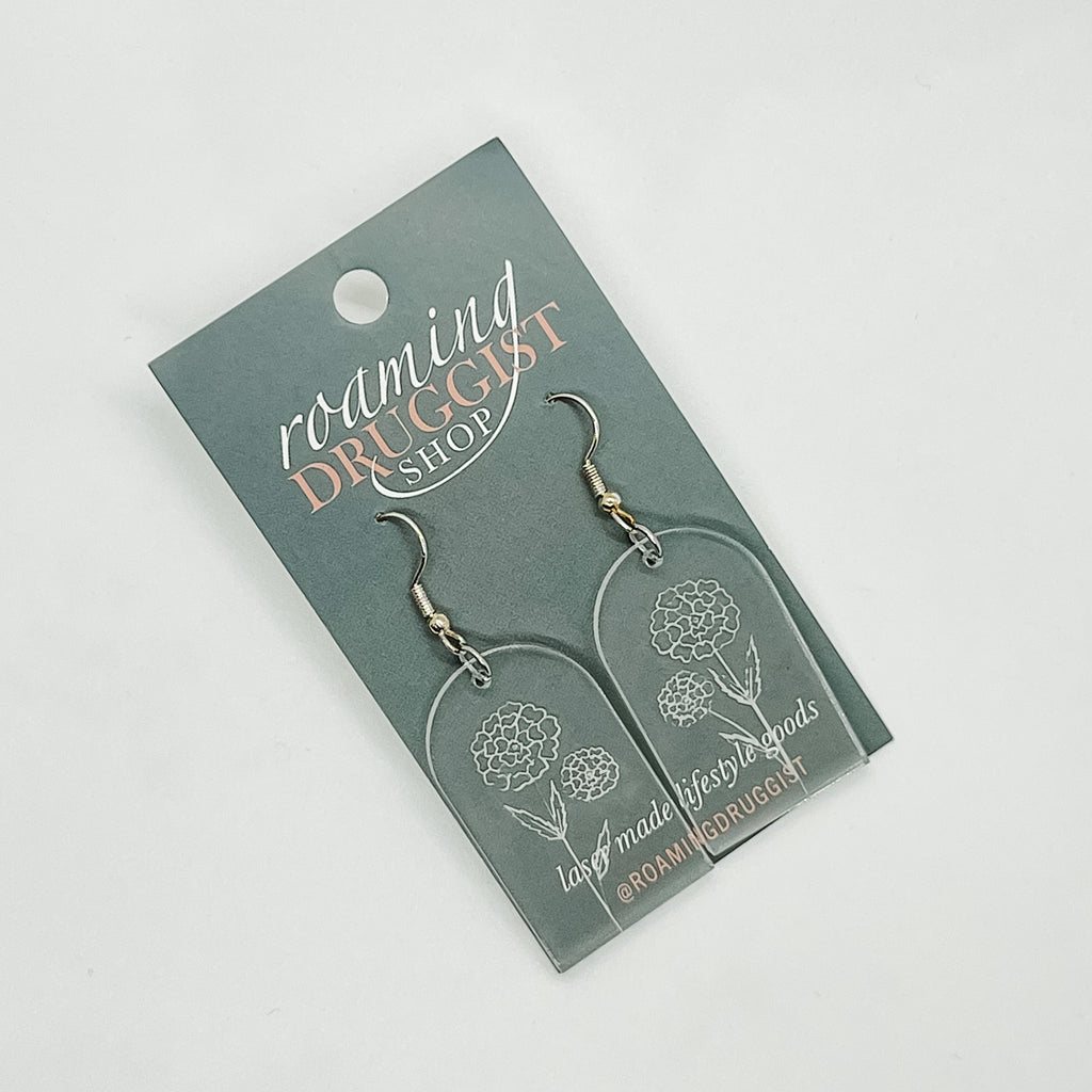 October Marigold Arch Earrings